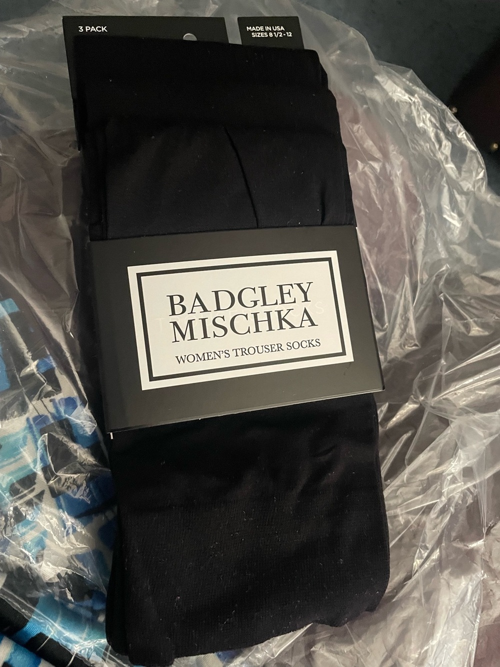 Badgley Mischka trouser socks